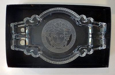 XL Official Versace Rosenthal Crystal Medusa Lumiere Cigar 